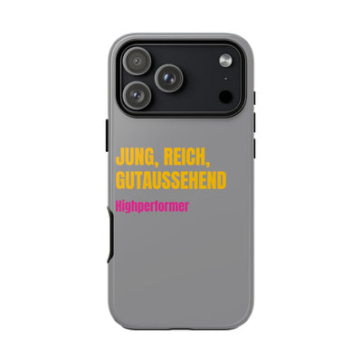 Jung, Reich, Gutaussehend iPhone Hülle | das sind Statements