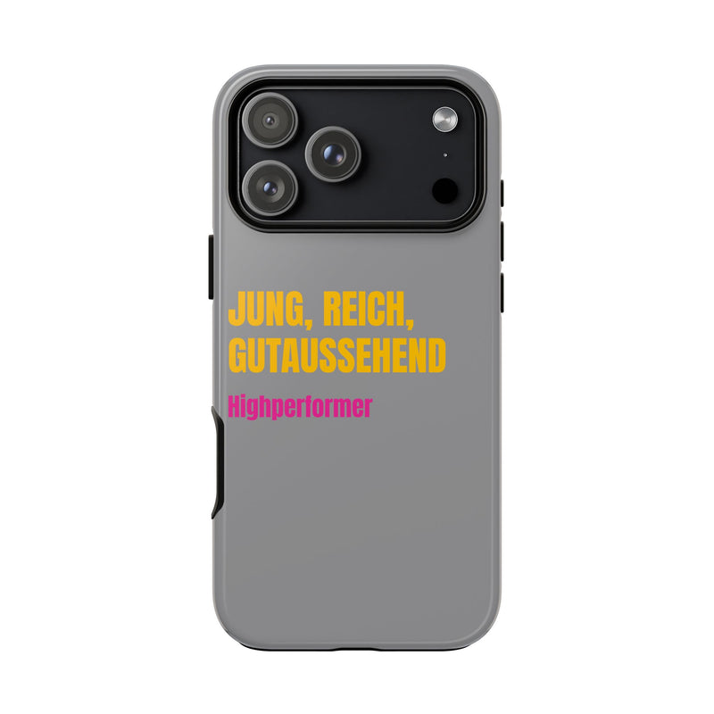 Jung, Reich, Gutaussehend iPhone Hülle | das sind Statements