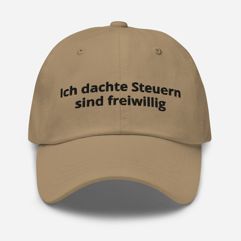 Ich dachte Steuern sind freiwillig – Cap